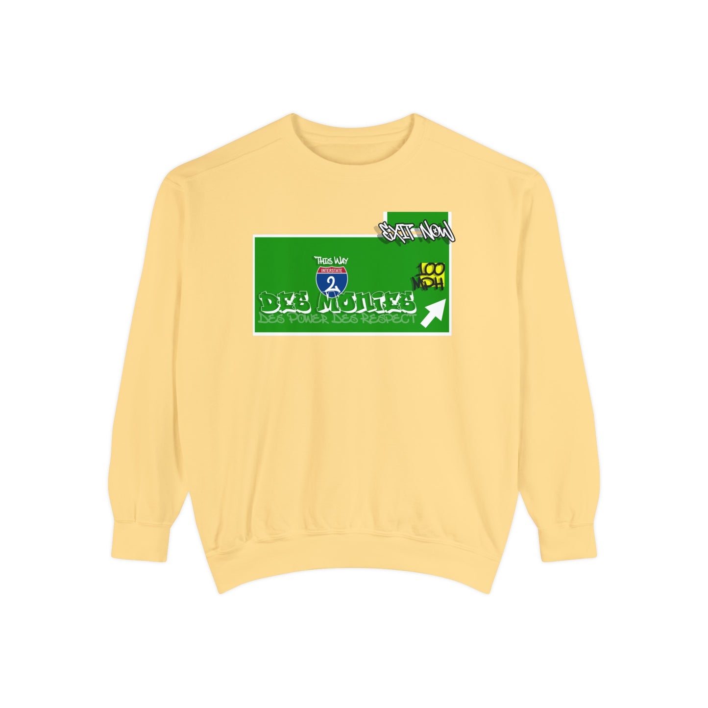 Des Monies Exit Uni Crewneck