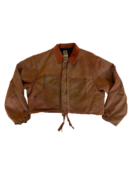 Hand Sewn and Cropped Carhartt Coat