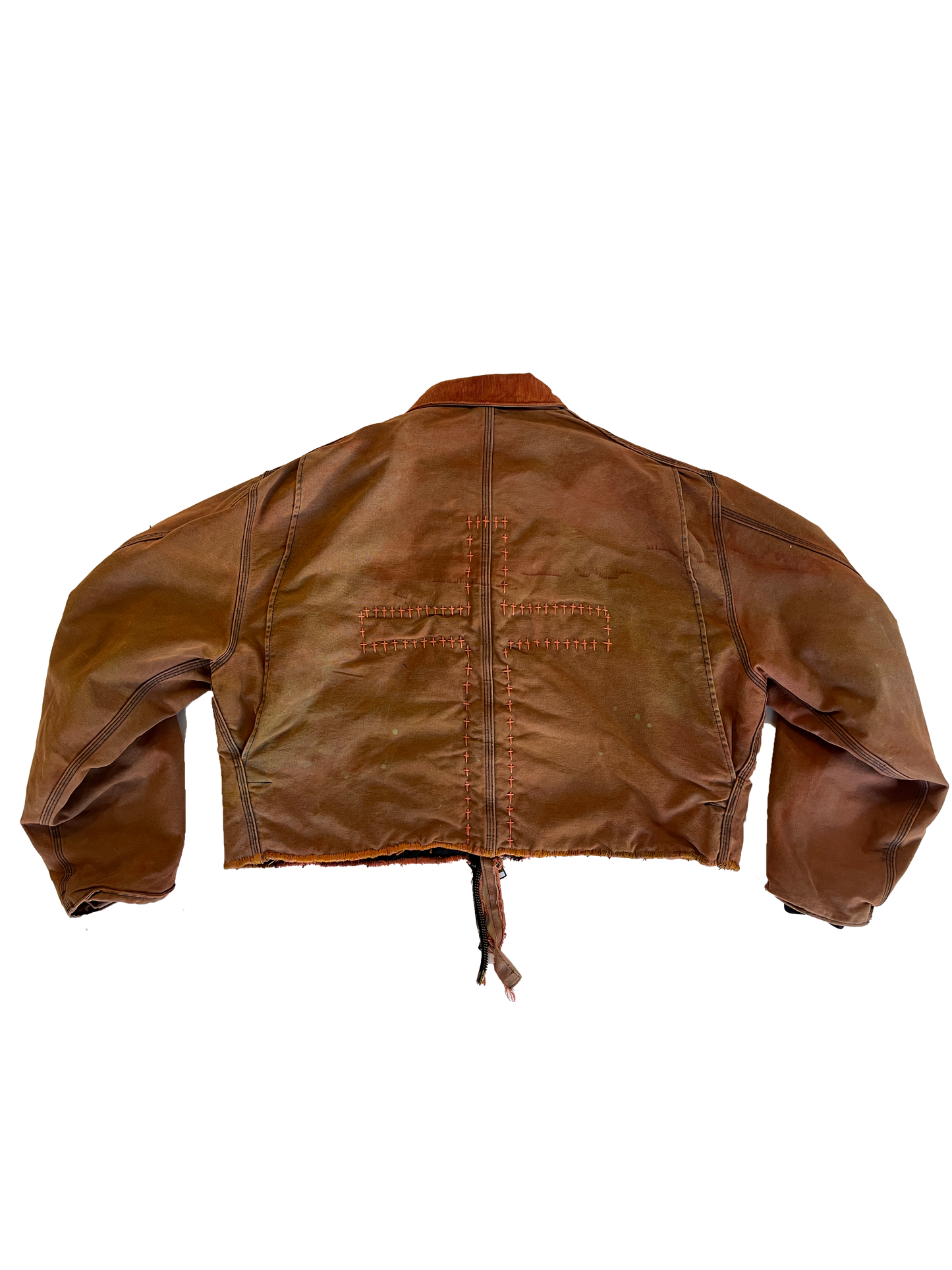 Hand Sewn and Cropped Carhartt Coat